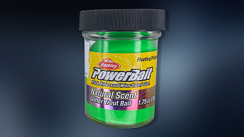 PowerBait "Natural Scent" 1633598 Spring Green + Glitter (50гр) 