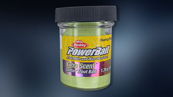 PowerBait "Extra Scent" 1633591 Light Green + Glitter (50гр) 