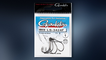 Gamakatsu "LS-3424F New Label Hooks Black" 