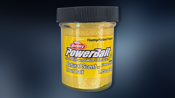 PowerBait "Natural Scent" 1152856 Cheese/Fromage + Glitter (50гр) 