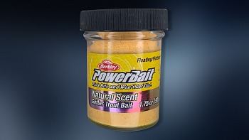 PowerBait "Natural Scent" 1633593 Salmon Peach + Glitter (50гр) 